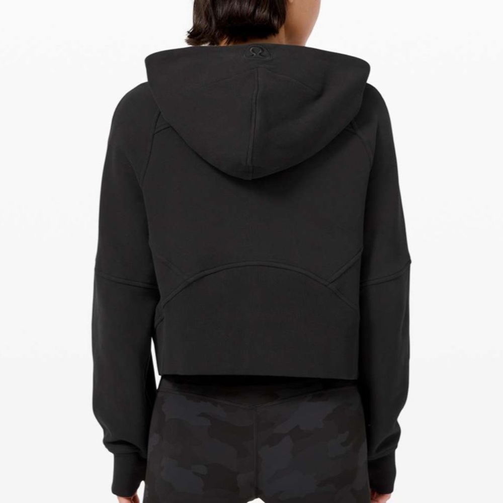 NWT Lululemon Scuba Oversized 1/2 Zip Hoodie Black Size M/L - Picture 9 of 11
